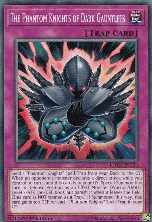Image for The Phantom Knights of Dark Gauntlets (Legendary Hero Decks) (LEHD-ENC26) - YuGiOh