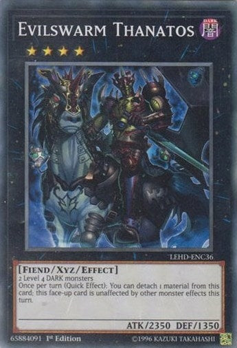 Image for Evilswarm Thanatos (Legendary Hero Decks) (LEHD-ENC36) - YuGiOh