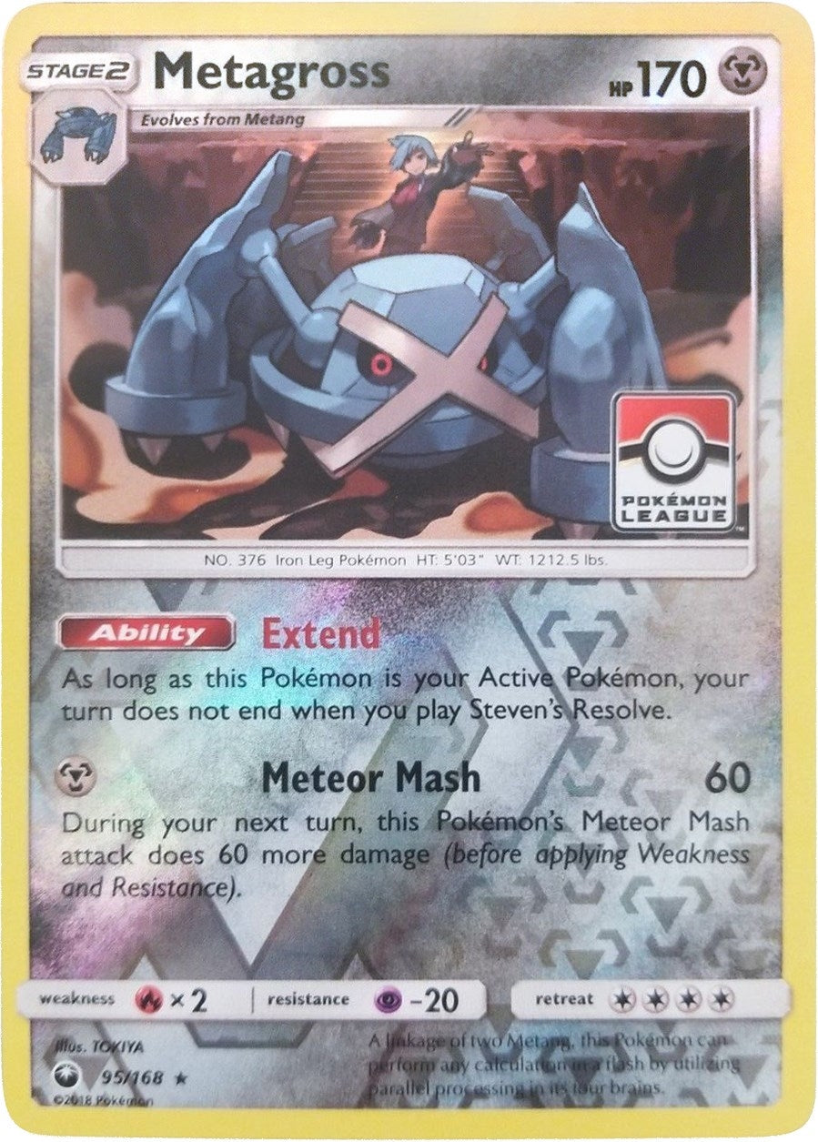 Image for Metagross - 95/168 (Pokemon League) (League & Championship Cards) (095/168) - Pokemon