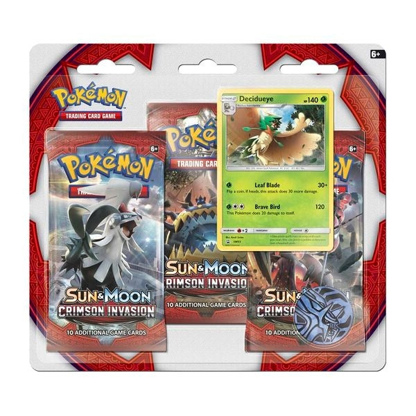 Image for Crimson Invasion 3 Pack Blister [Decidueye] - Pokemon