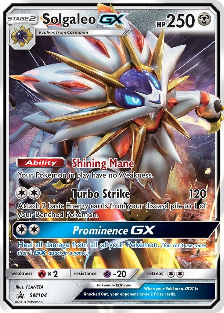 Image for Solgaleo GX - SM104 (SM Promos) (SM104) - Pokemon