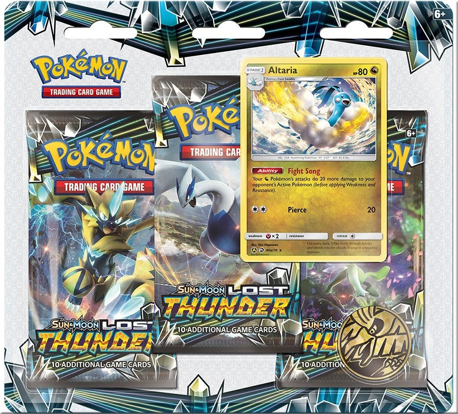 Image for Lost Thunder 3 Pack Blister [Altaria] - Pokemon