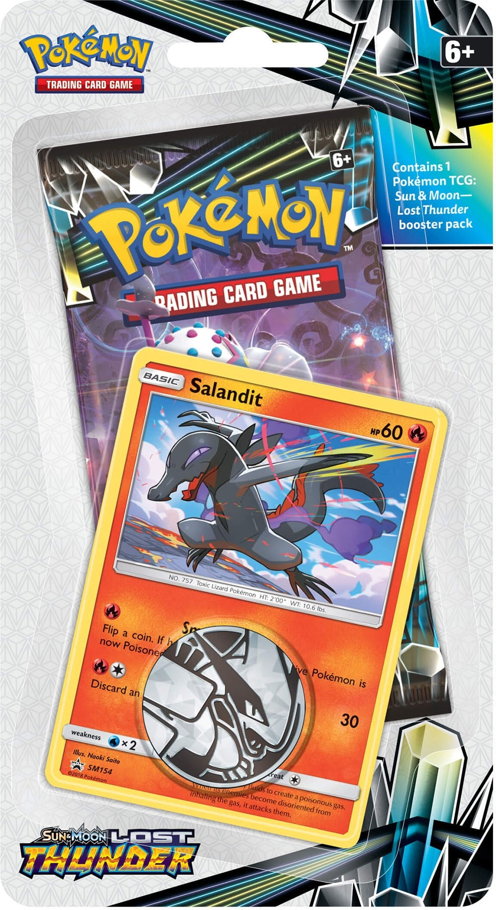 Image for Lost Thunder Single Pack Blister [Salandit] - Pokemon