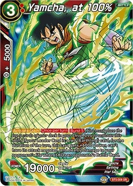 Image for Yamcha, at 100% (Miraculous Revival) (BT5-009) - Dragon Ball Super: Masters