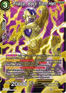 Image for Frieza, Back from Hell (Miraculous Revival) (BT5-091) - Dragon Ball Super: Masters