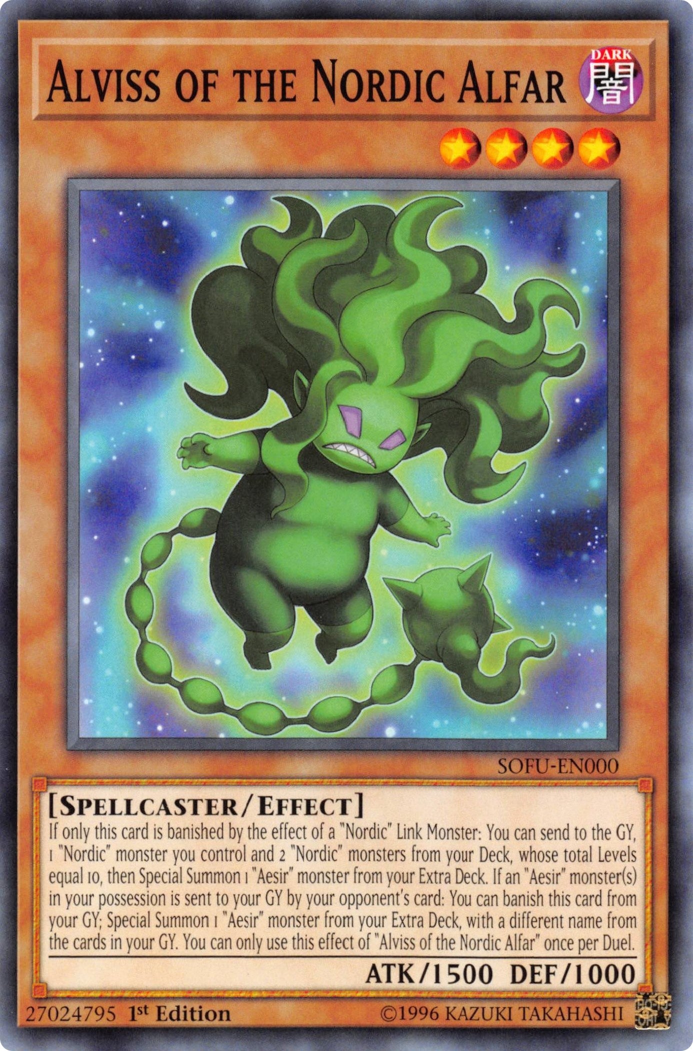 Image for Alviss of the Nordic Alfar (Soul Fusion) (SOFU-EN000) - YuGiOh