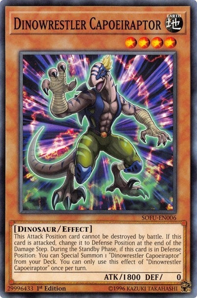 Image for Dinowrestler Capoeiraptor (Soul Fusion) (SOFU-EN006) - YuGiOh
