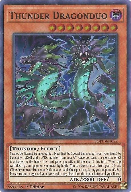 Image for Thunder Dragonduo (Soul Fusion) (SOFU-EN022) - YuGiOh