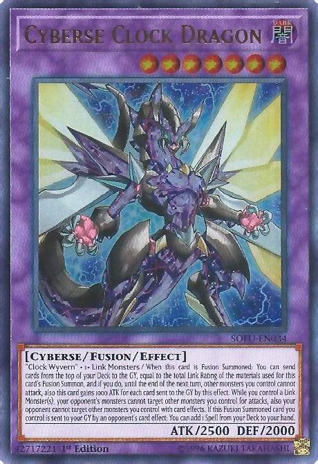 Image for Cyberse Clock Dragon (Soul Fusion) (SOFU-EN034) - YuGiOh