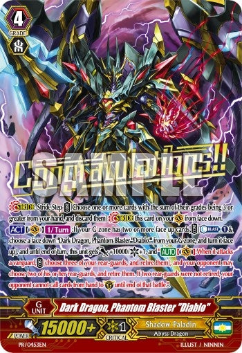 Image for Dark Dragon, Phantom Blaster "Diablo" (Promo Cards) (PR/0453EN) - Cardfight Vanguard