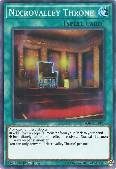 Image for Necrovalley Throne (Soul Fusion) (SOFU-EN055) - YuGiOh
