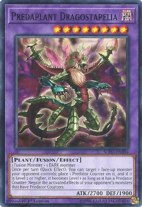 Image for Predaplant Dragostapelia (Soul Fusion) (SOFU-EN094) - YuGiOh