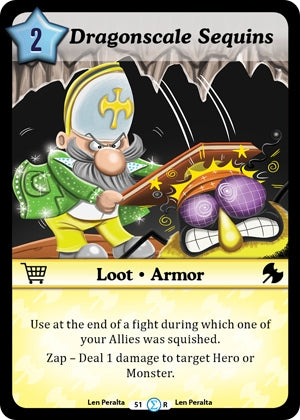 Image for Dragonscale Sequins (Fashion Furious) (51) - Munchkin CCG