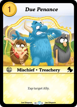 Image for Due Penance (Fashion Furious) (55) - Munchkin CCG