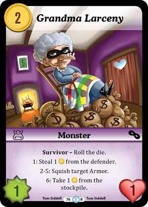 Image for Grandma Larceny (Fashion Furious) (76) - Munchkin CCG