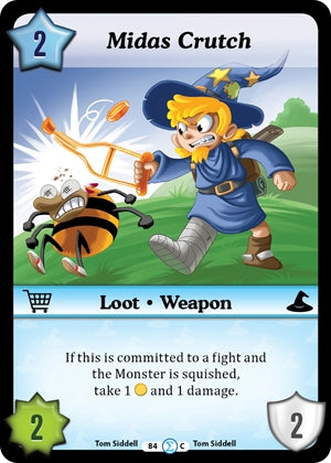 Image for Midas Crutch (Fashion Furious) (84) - Munchkin CCG