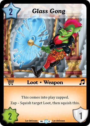 Image for Glass Gong (Fashion Furious) (96) - Munchkin CCG