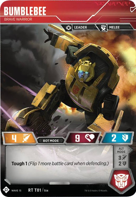 Image for Bumblebee - Brave Warrior (Autobots Starter Set) (Wave 1) (1) - Transformers TCG