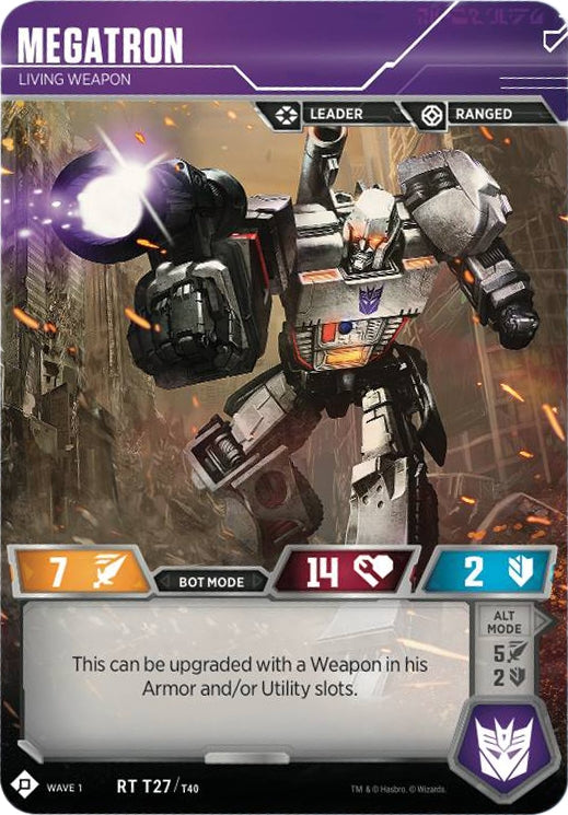Image for Megatron - Living Weapon (Wave 1) (27) - Transformers TCG
