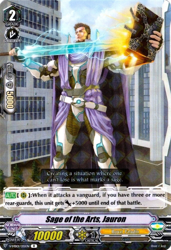Image for Sage of the Arts, Jauron (V-MB01: PSYqualia Strife) (V-MB01/015EN) - Cardfight Vanguard