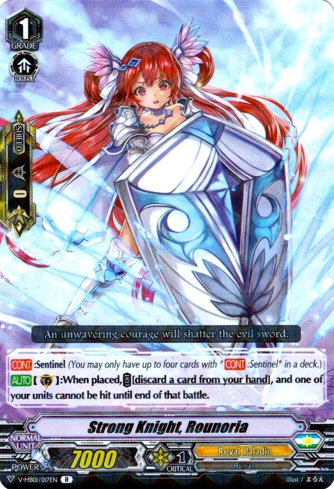 Image for Strong Knight, Rounoria (V-MB01: PSYqualia Strife) (V-MB01/017EN) - Cardfight Vanguard