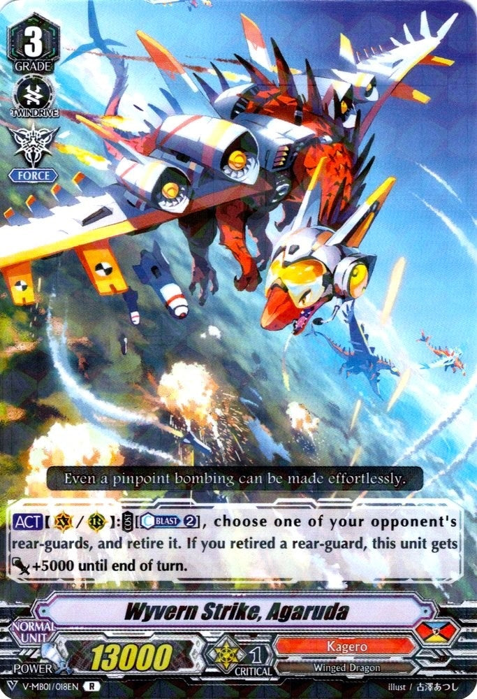 Image for Wyvern Strike, Agaruda (V-MB01: PSYqualia Strife) (V-MB01/018EN) - Cardfight Vanguard