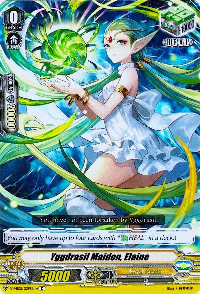 Image for Yggdrasil Maiden, Elaine (V-MB01: PSYqualia Strife) (V-MB01/029EN-A) - Cardfight Vanguard