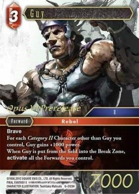 Image for Guy (Prerelease Promo) (FF: Promo Cards) (PR-031/6-003H) - Final Fantasy TCG