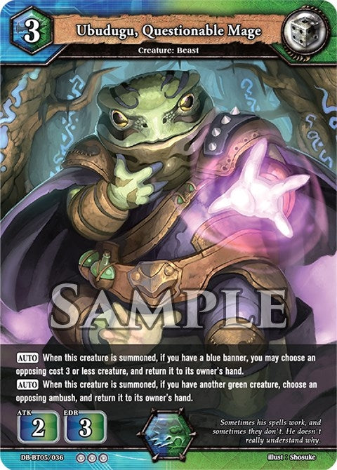 Image for Ubudugu, Questionable Mage (Reckoning of Vashr) (DB-BT05/036) - Dragoborne