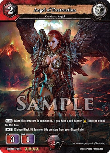 Image for Angel of Destruction (Reckoning of Vashr) (DB-BT05/050) - Dragoborne