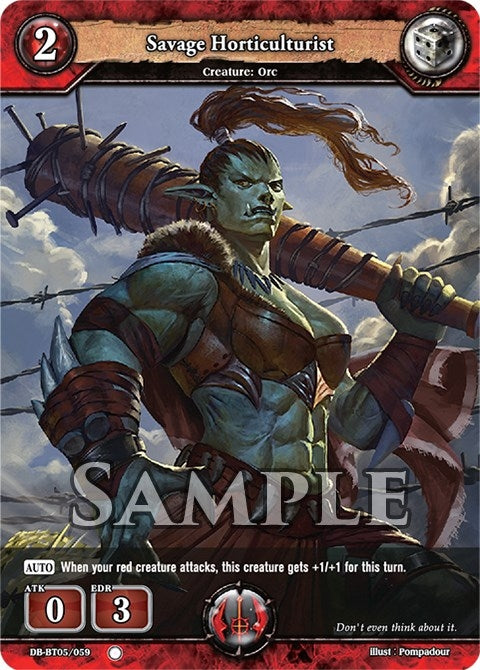 Image for Savage Horticulturist (Reckoning of Vashr) (DB-BT05/059) - Dragoborne