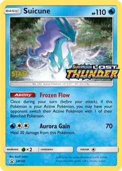 Image for Suicune - SM149 (Prerelease) [Staff] (SM Promos) (SM149) - Pokemon