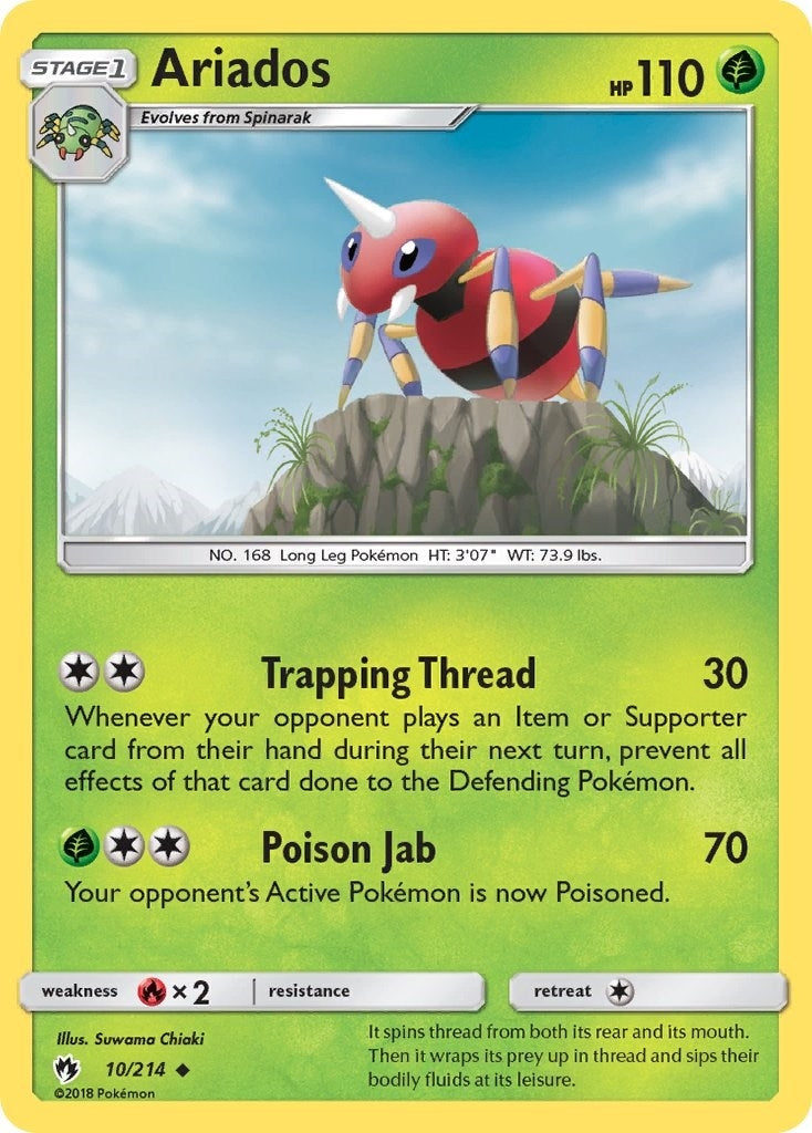 Image for Ariados (SM - Lost Thunder) (10/214) - Pokemon