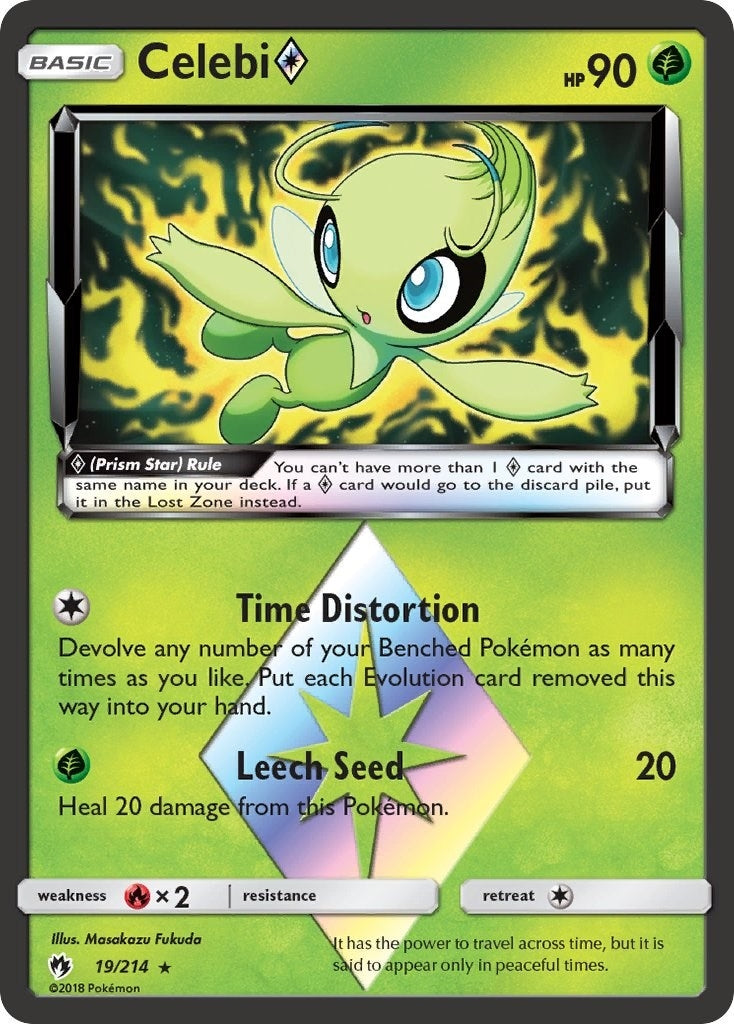 Image for Celebi Prism Star (SM - Lost Thunder) (19/214) - Pokemon