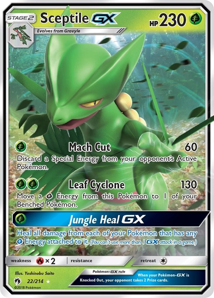 Image for Sceptile GX (SM - Lost Thunder) (22/214) - Pokemon