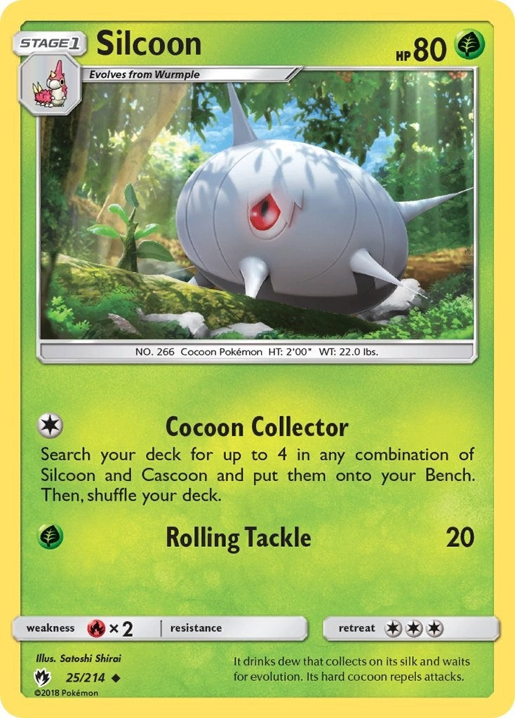 Image for Silcoon (SM - Lost Thunder) (25/214) - Pokemon