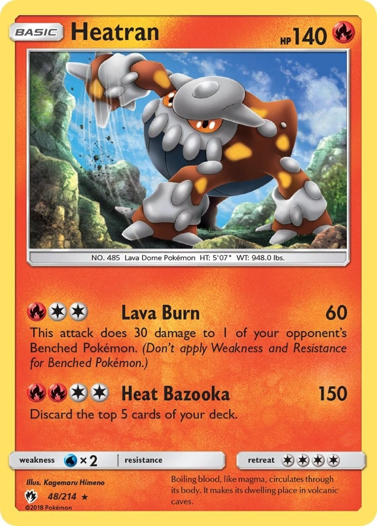 Image for Heatran (SM - Lost Thunder) (48/214) - Pokemon