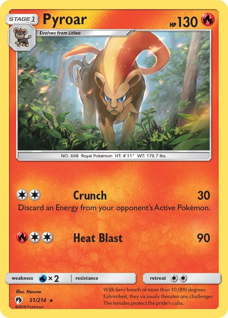 Image for Pyroar (SM - Lost Thunder) (51/214) - Pokemon