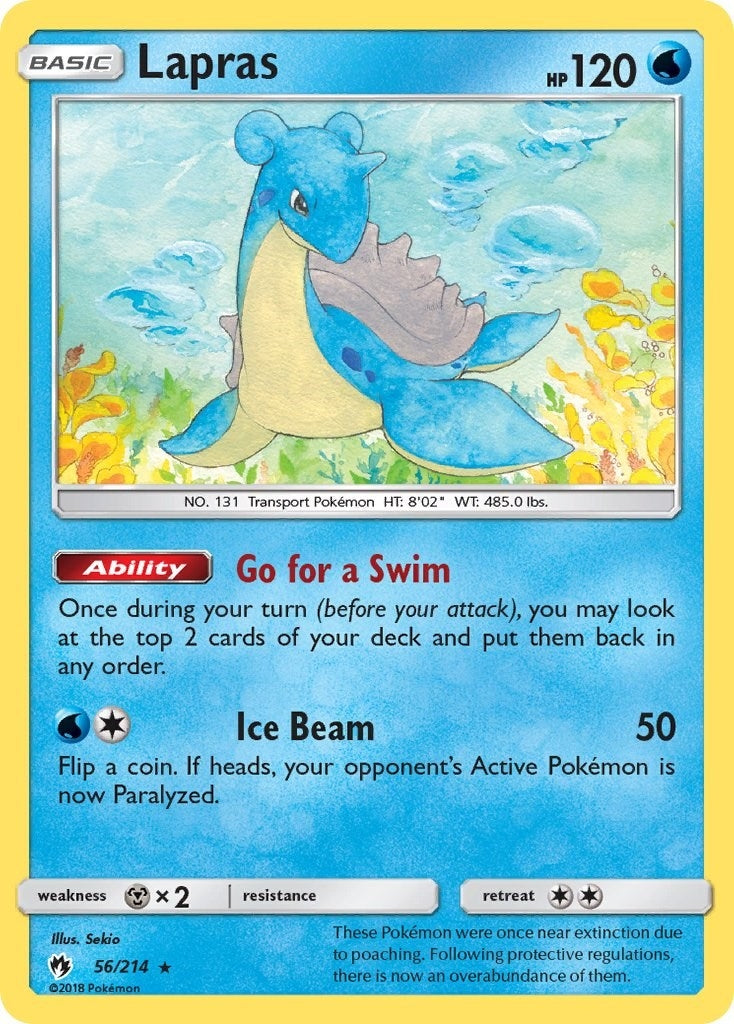 Image for Lapras (SM - Lost Thunder) (56/214) - Pokemon
