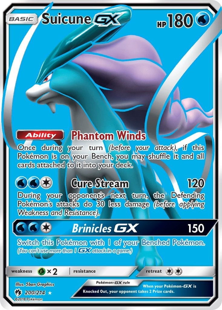 Image for Suicune GX (Full Art) (SM - Lost Thunder) (200/214) - Pokemon