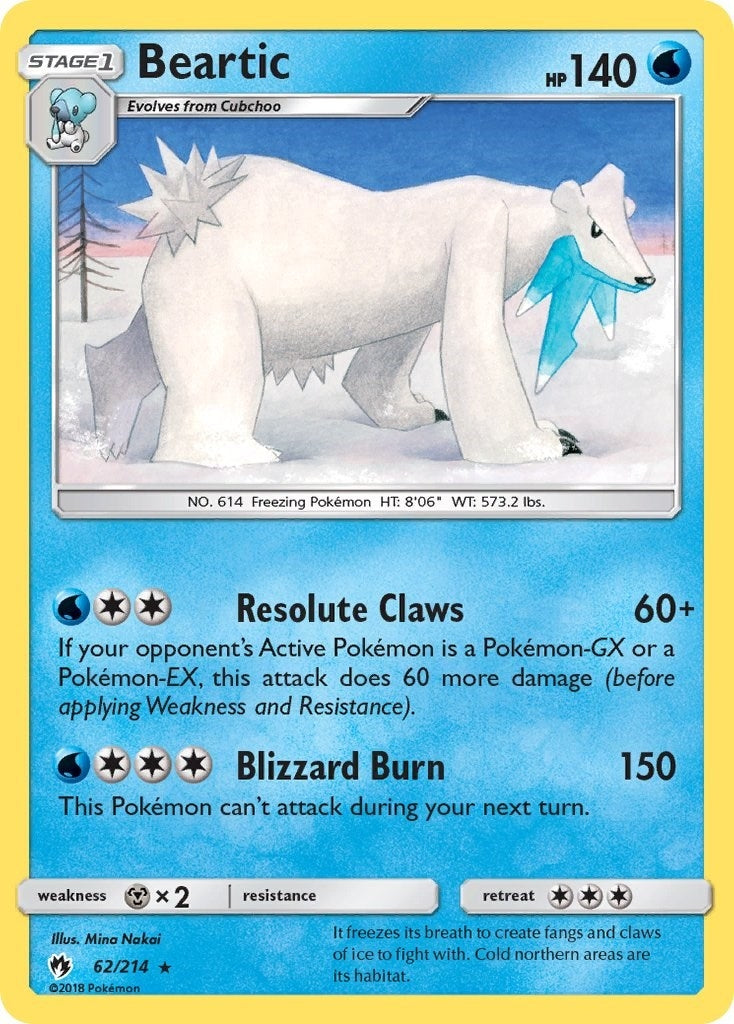 Image for Beartic (SM - Lost Thunder) (62/214) - Pokemon