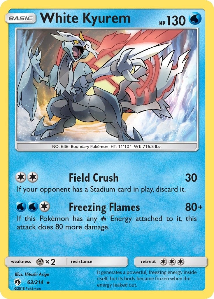 Image for White Kyurem (SM - Lost Thunder) (63/214) - Pokemon