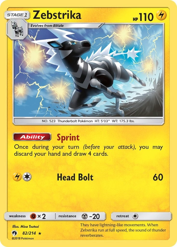 Image for Zebstrika (SM - Lost Thunder) (82/214) - Pokemon