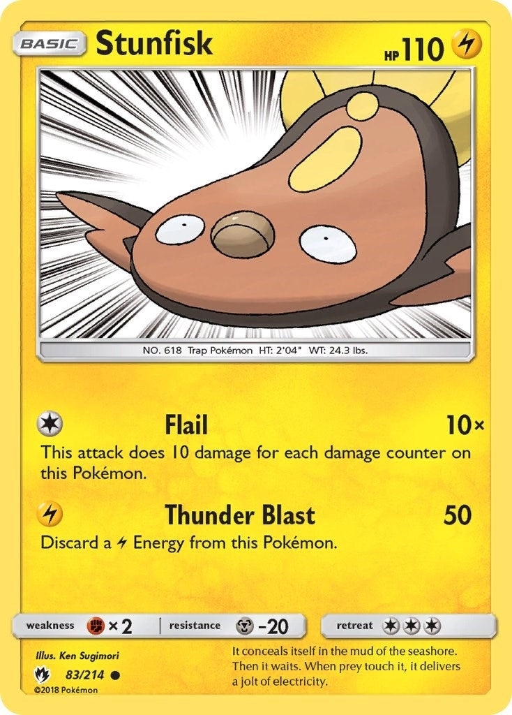 Image for Stunfisk (SM - Lost Thunder) (83/214) - Pokemon