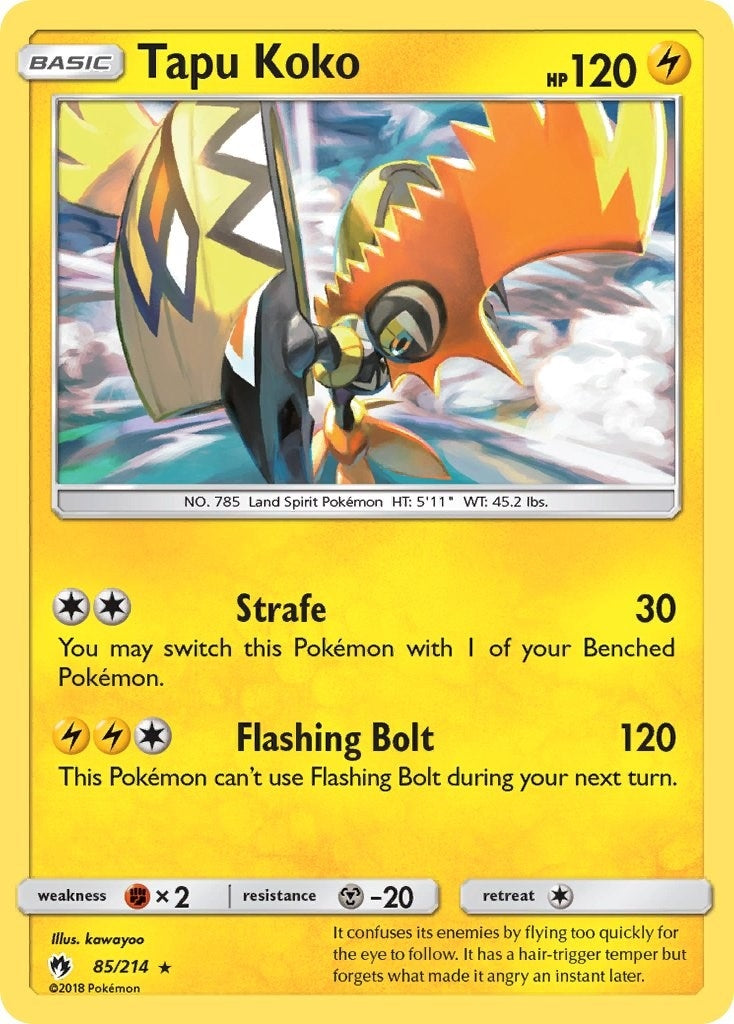 Image for Tapu Koko (SM - Lost Thunder) (85/214) - Pokemon