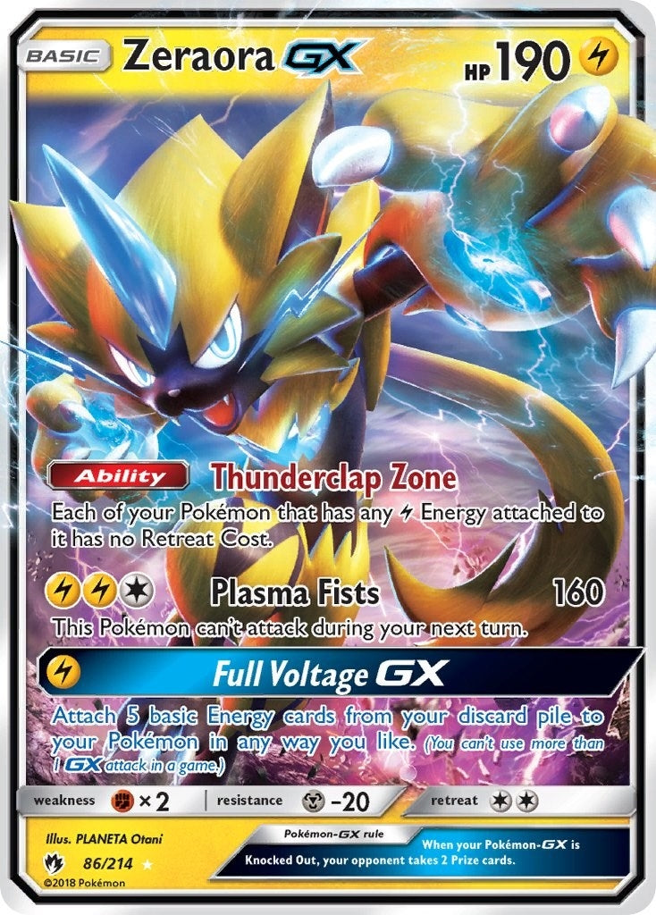 Image for Zeraora GX (SM - Lost Thunder) (86/214) - Pokemon
