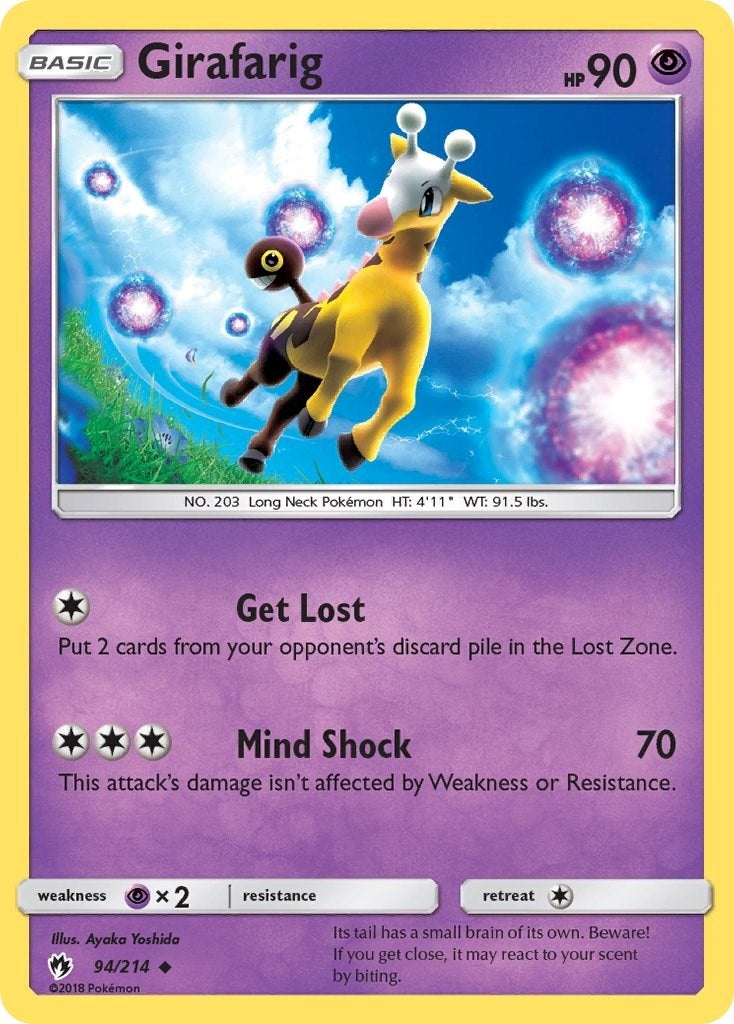 Image for Girafarig (SM - Lost Thunder) (94/214) - Pokemon