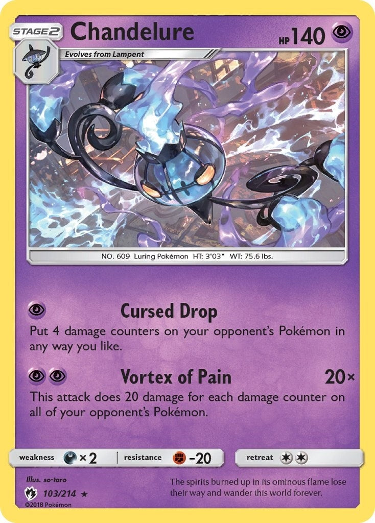 Image for Chandelure (SM - Lost Thunder) (103/214) - Pokemon