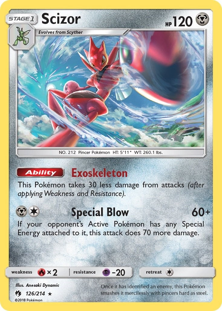 Image for Scizor (SM - Lost Thunder) (126/214) - Pokemon
