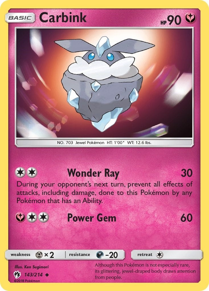 Image for Carbink (143) (SM - Lost Thunder) (143/214) - Pokemon